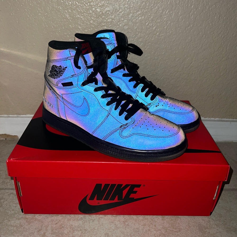 Air Jordan 1 Zoom Fearless Reflective Men’s size 9.5.